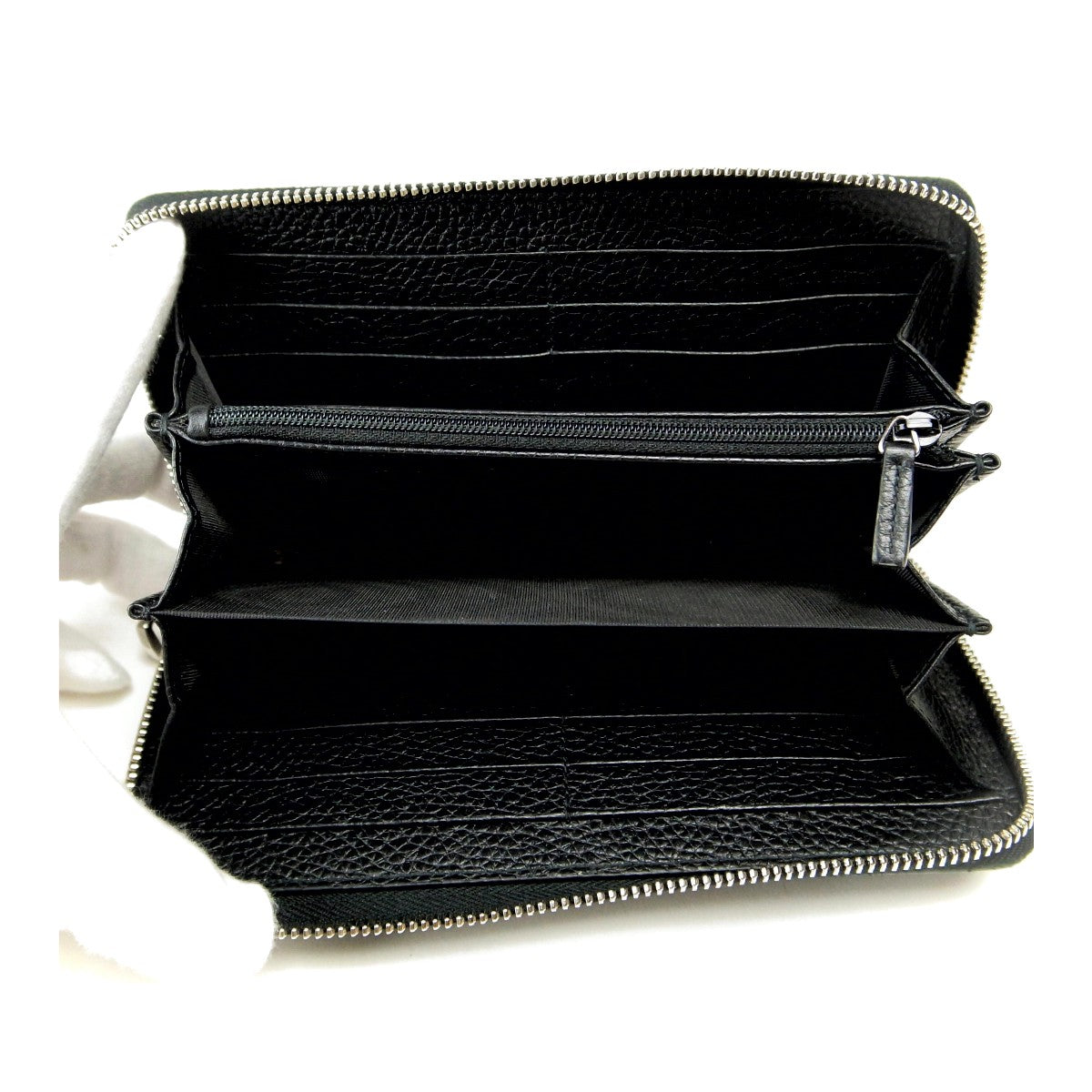 Gucci Leather Long Zip Wallet