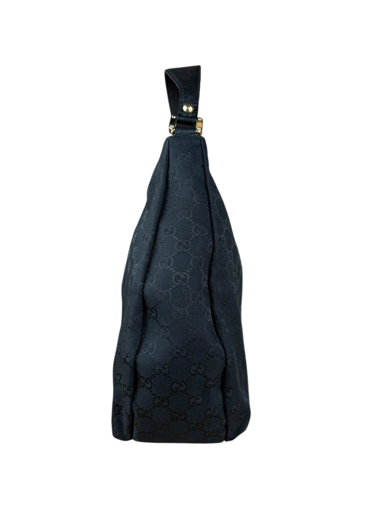 Gucci Black GG Hobo Bag