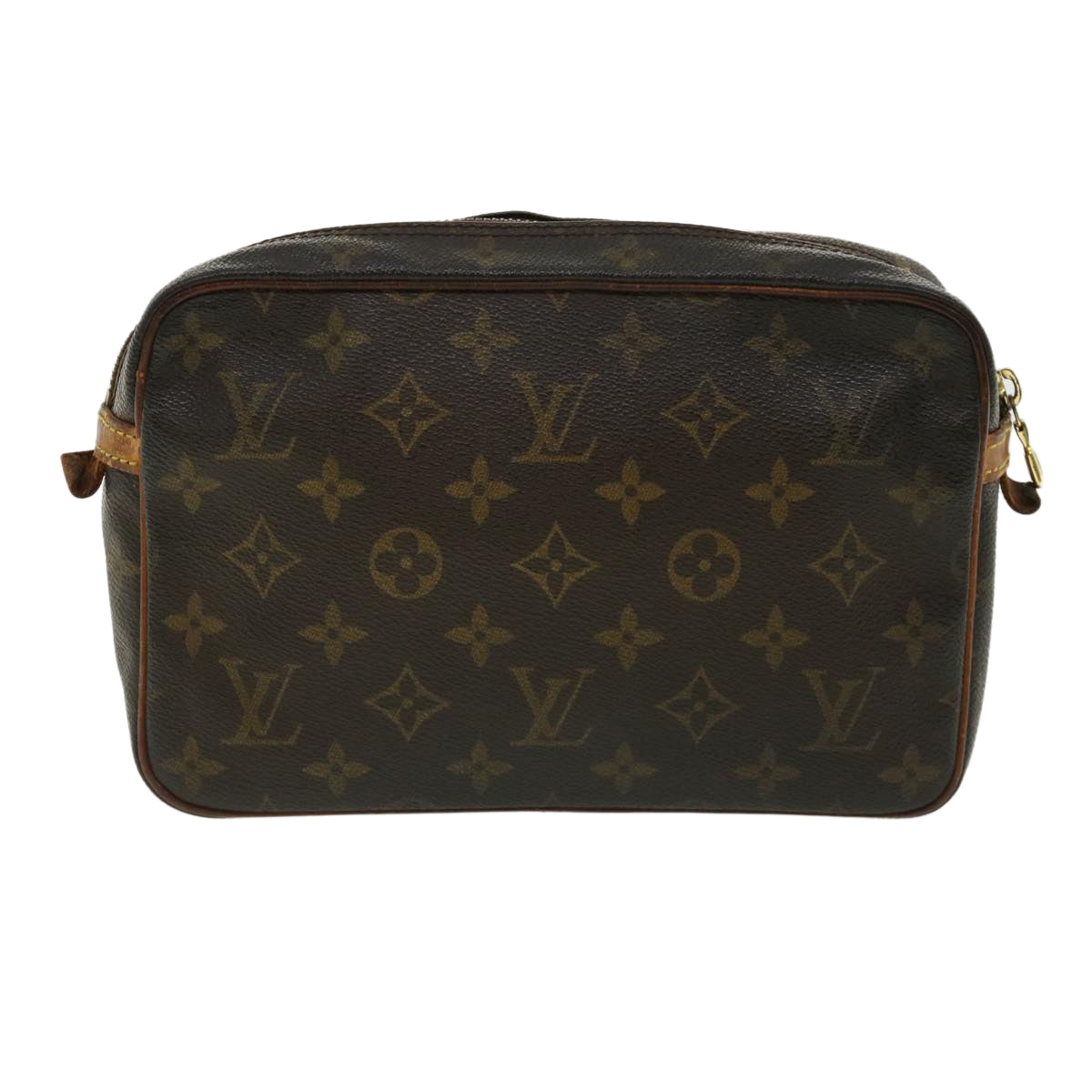 LOUIS VUITTON Monogram Compiegne 23 Clutch Bag M51847 LV Auth ac1434