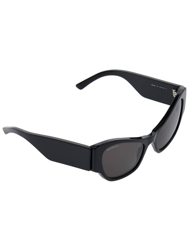 Luxury Balenciaga Trending 2026 Eyewear Logo Cat Eye Sunglasses Black