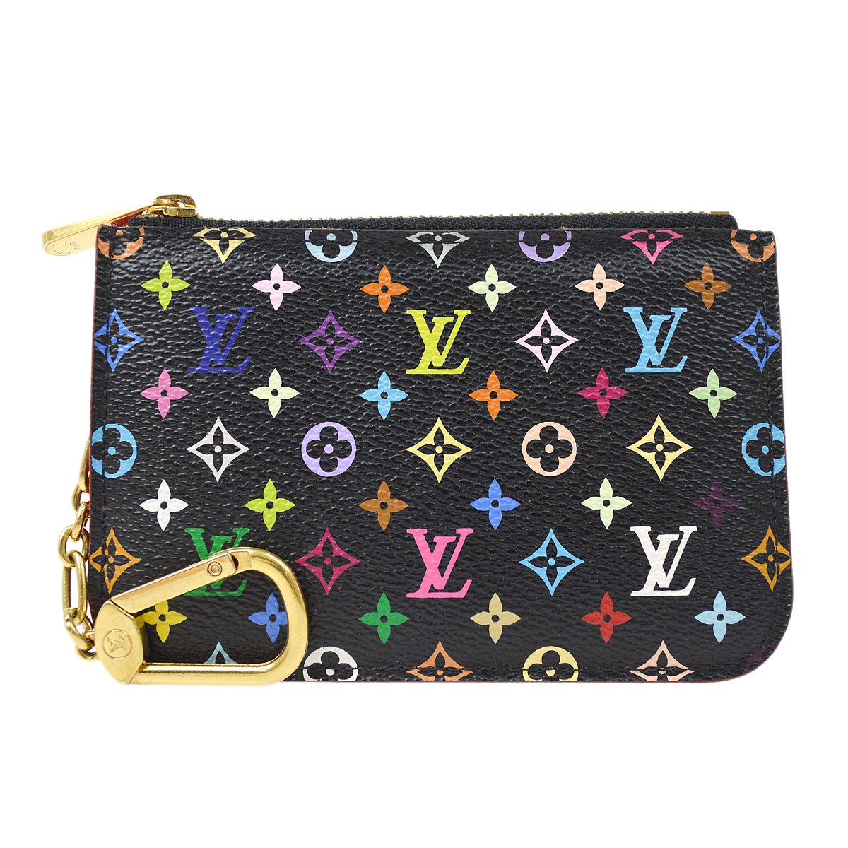 LOUIS VUITTON? 2012 POCHETTE CLES COIN CASE MULTICOLOR ao32731 Clutch