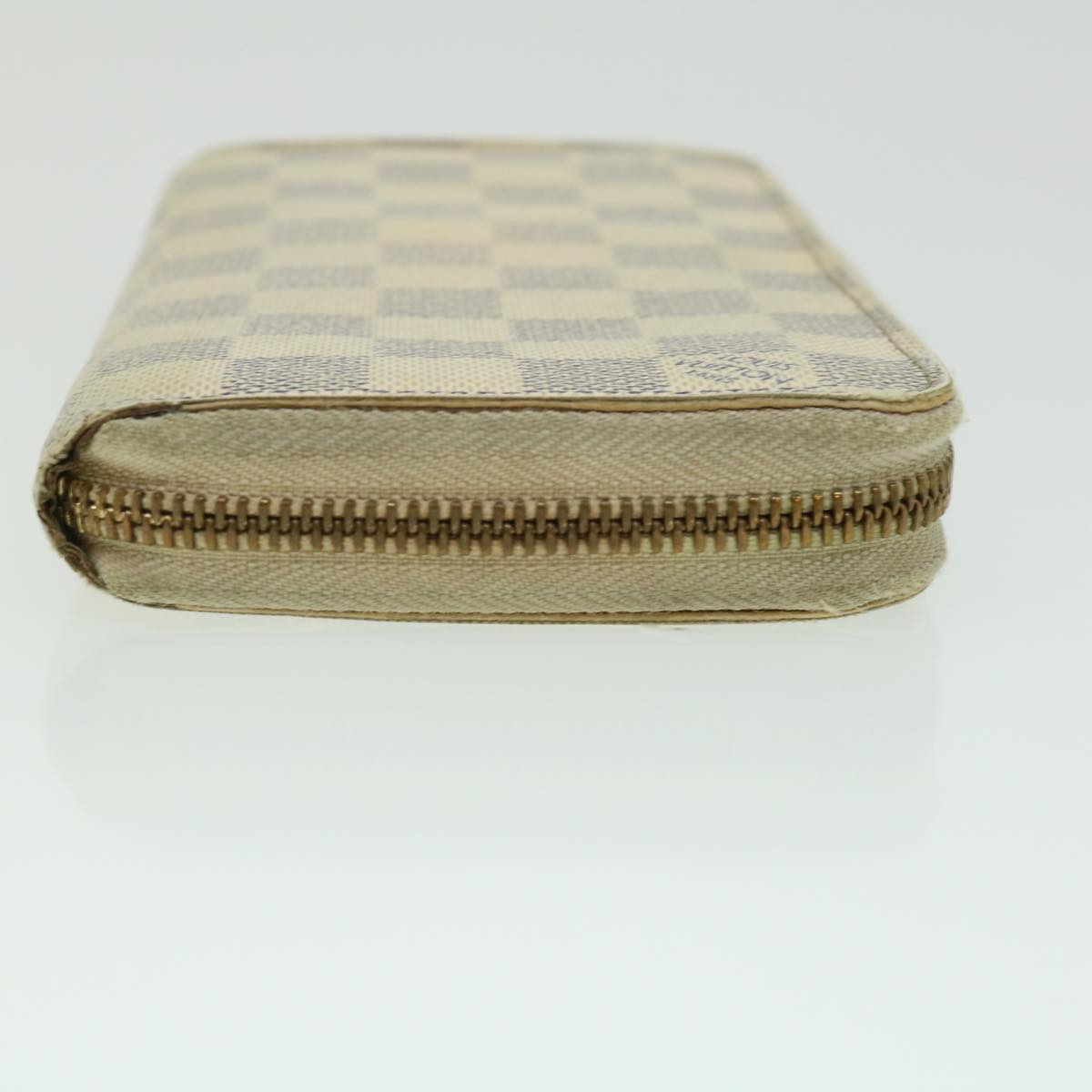 LOUIS VUITTON Damier Azur Zippy Wallet Long Wallet N60019 LV Auth ar7513