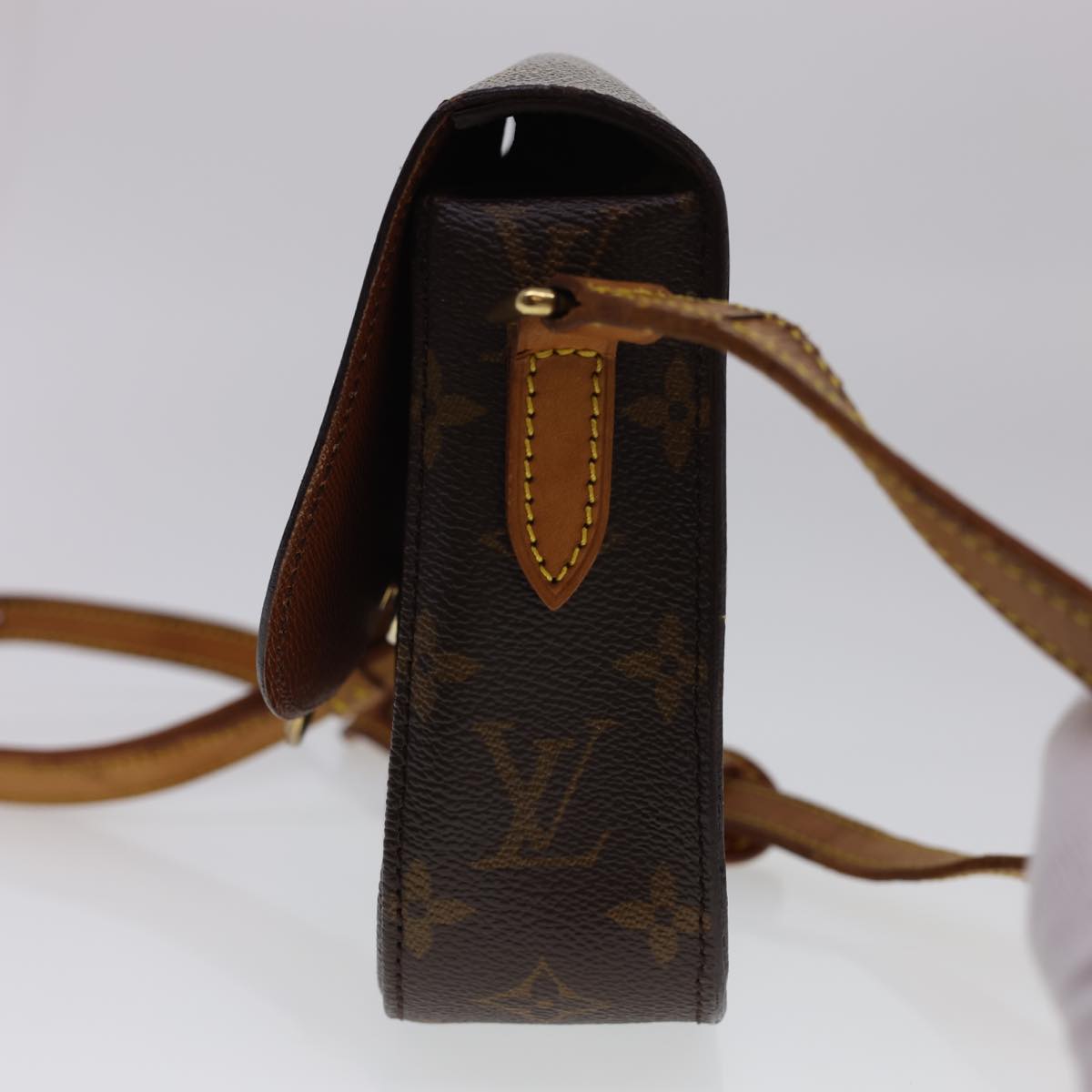 LOUIS VUITTON Monogram Saint Cloud PM Shoulder Bag M51244 LV Auth ar9262B