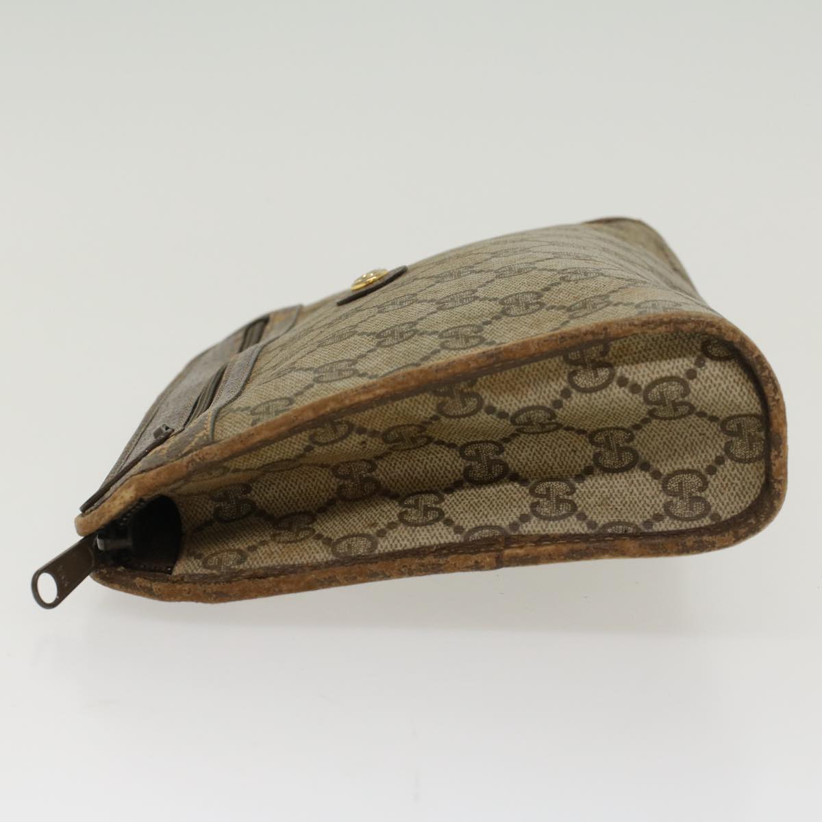 Gucci Leather Canvas Clutch