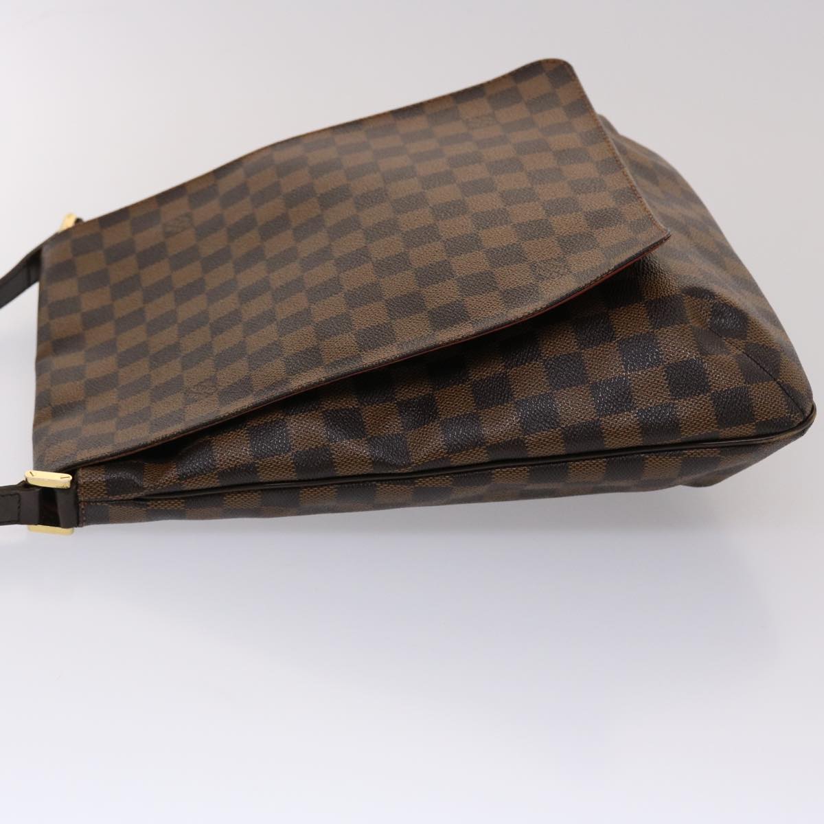 LOUIS VUITTON Damier Ebene M tte Shoulder Bag N51302 LV Auth ar9711B