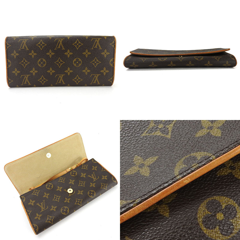 LOUIS VUITTON Shoulder Bag M51852 Monogram Brown Pochette Twin GM