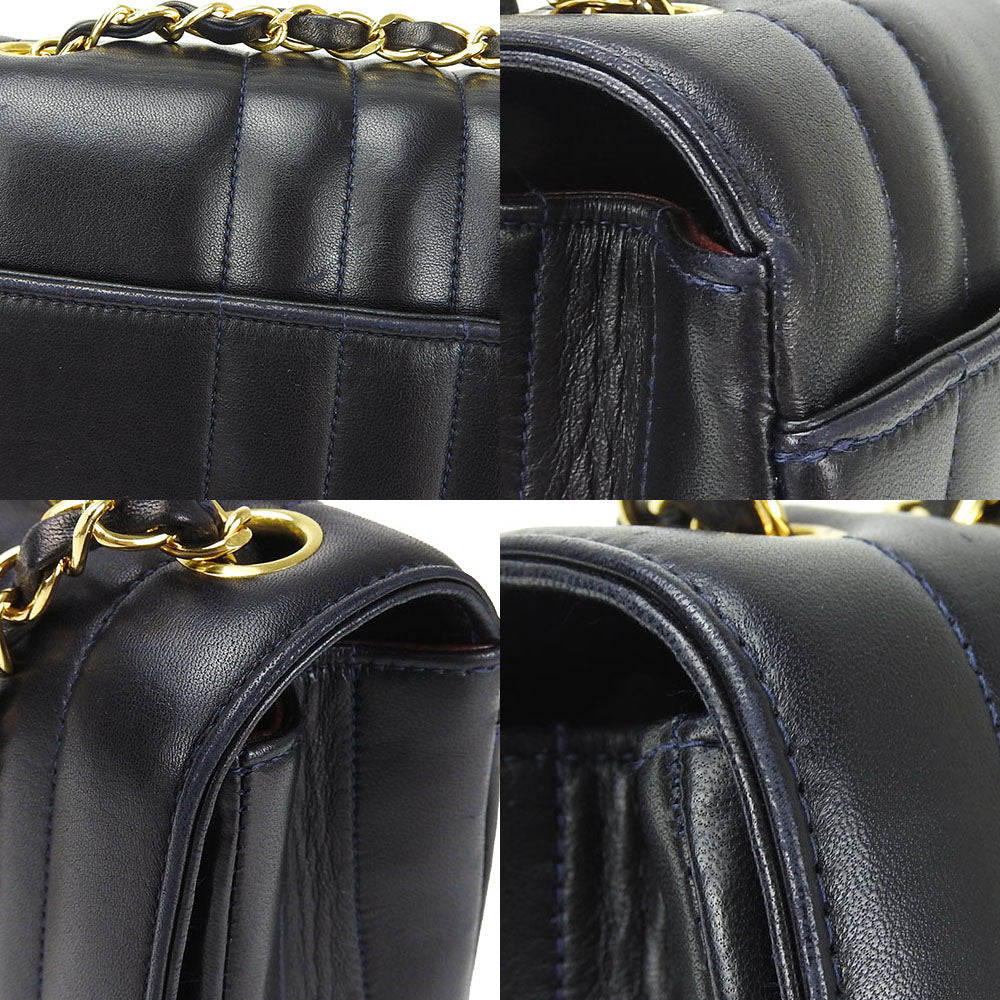 CHANEL Shoulder Bag A05292 lambskin Navy COCO Mark Women
