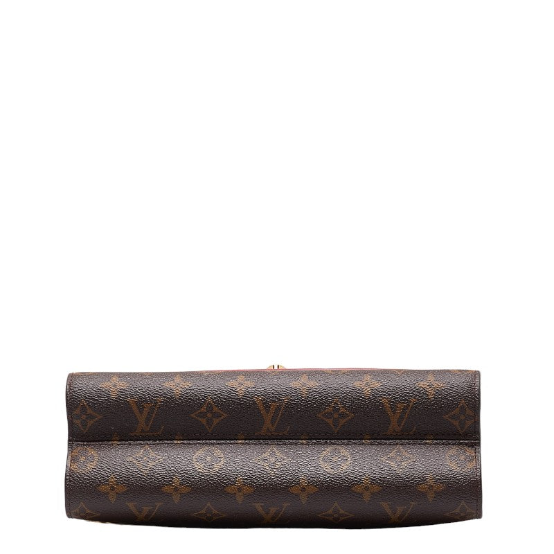 Louis Vuitton Monogram Victoria Chain Shoulder Bag M41731 Brown Series Red PVC Leather Louis Vuitton
