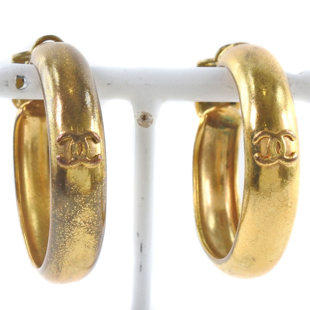 Chanel Chanel Earring Coco Hoop G 1994 Gold 29 19g Earring
