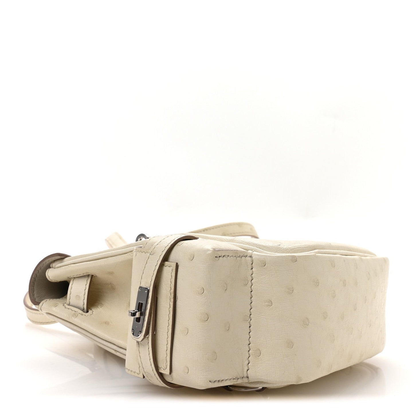 Hermes Ostrich Kelly Jump Backpack Beton
