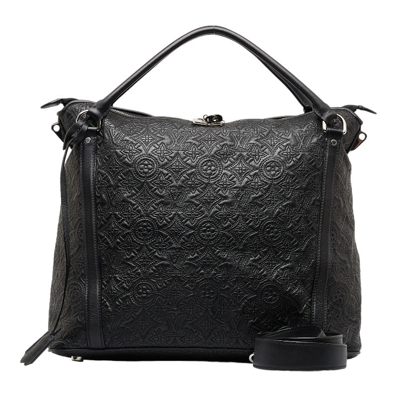 Louis Vuitton Louis Vuitton Monogram Antia M97071 Bag Leather Noir Black