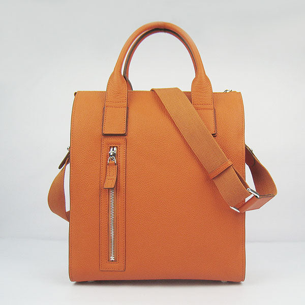 Luxury Hermes Toolbox 8076 Mens Orange Bag