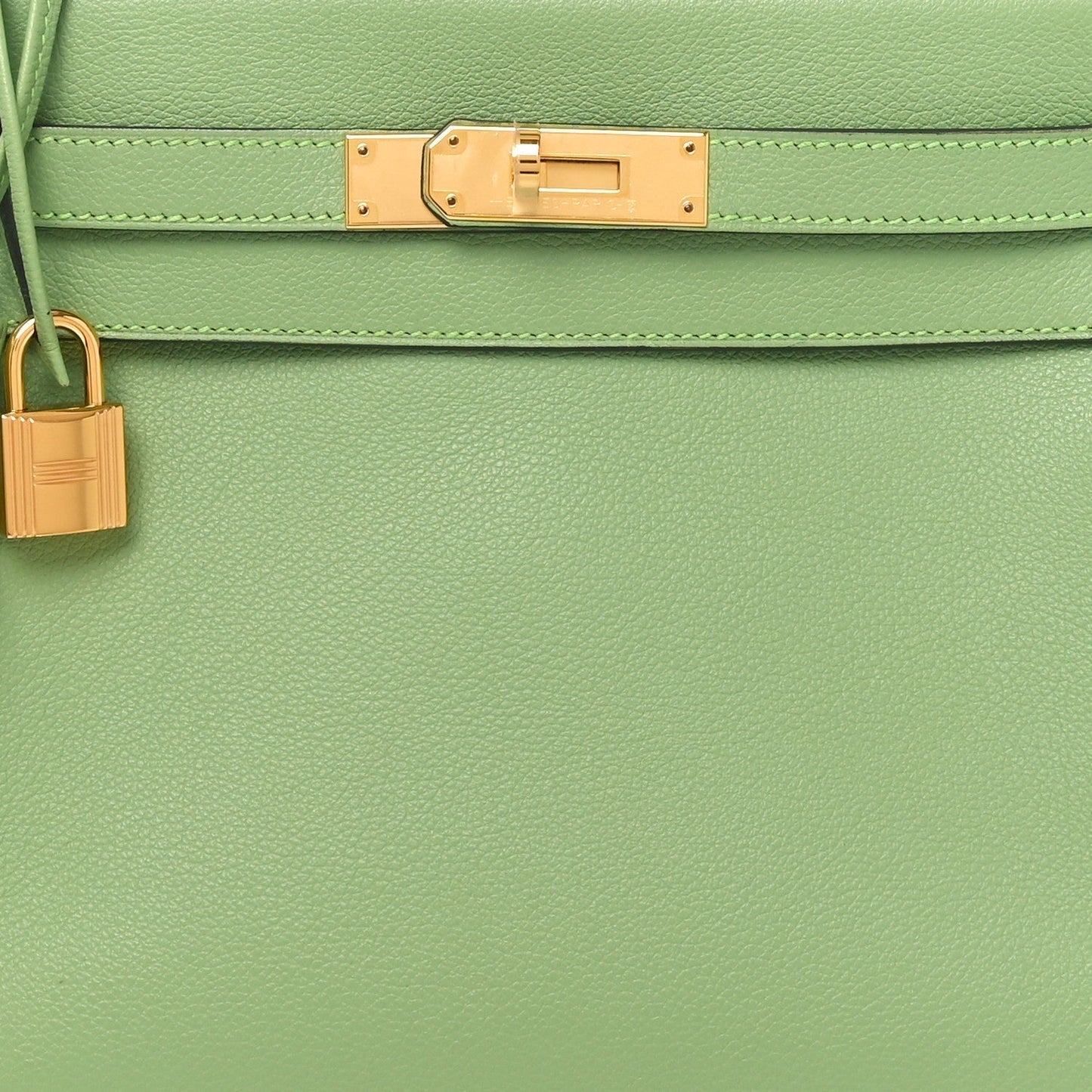 Hermes Evercolor Kelly Retourne 28 Vert Criquet