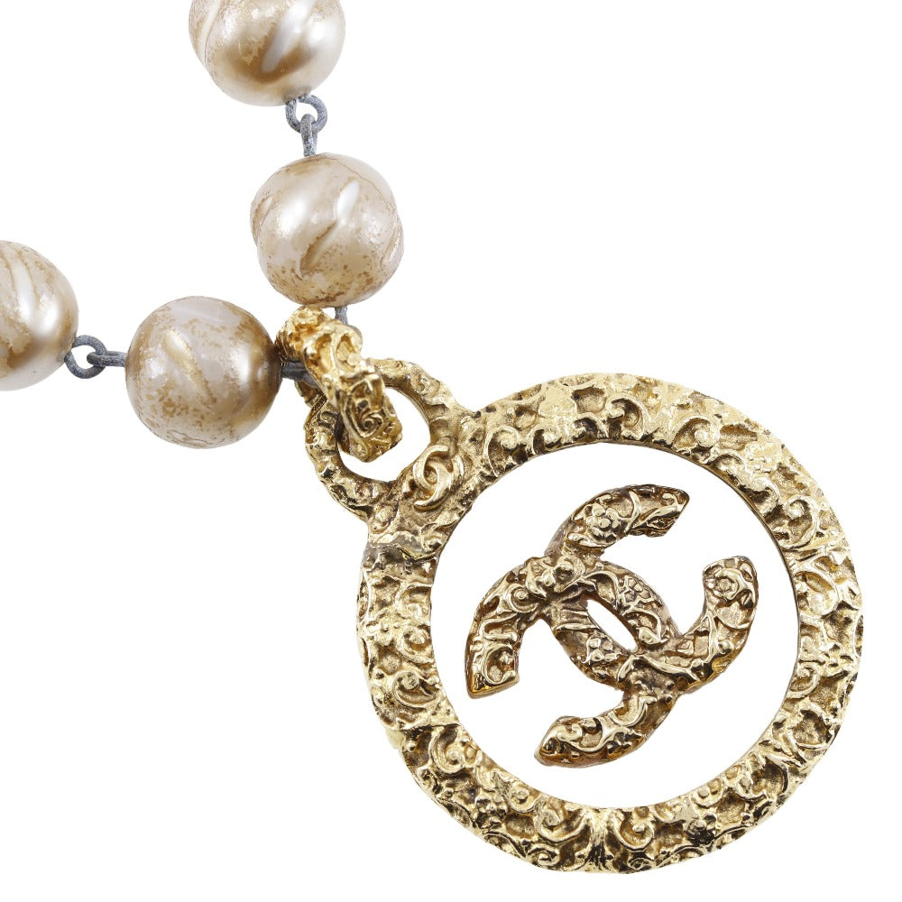 Chanel Chanel Necklaces G False Pearl Manufactured in France 1993 93A 109.3g lava