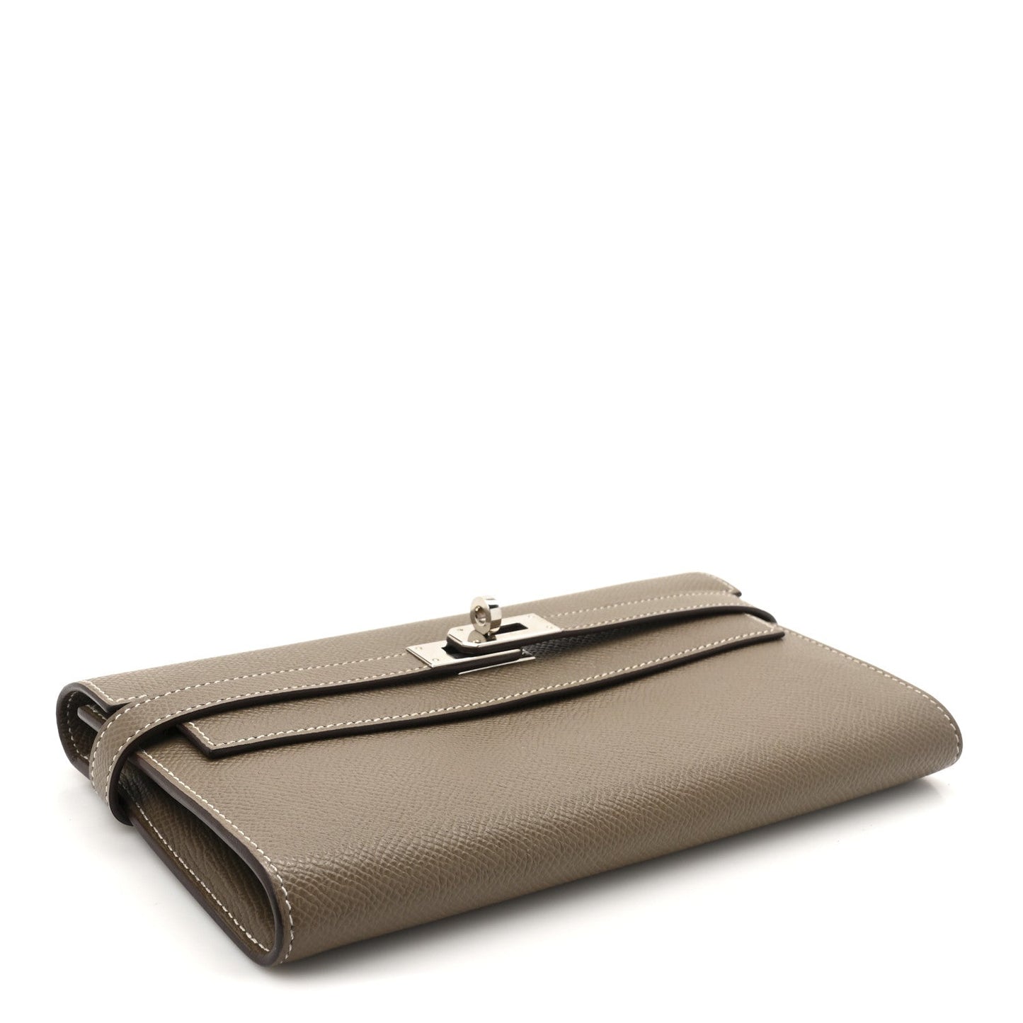 Hermes Epsom Kelly Longue Wallet Etoupe
