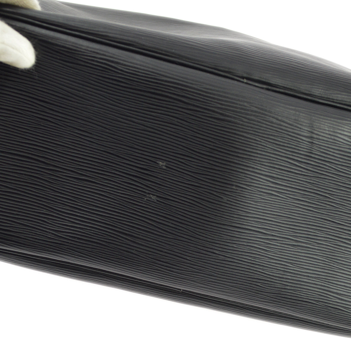 Louis Vuitton Black Epi Deauville Bowling Vanity Handbag