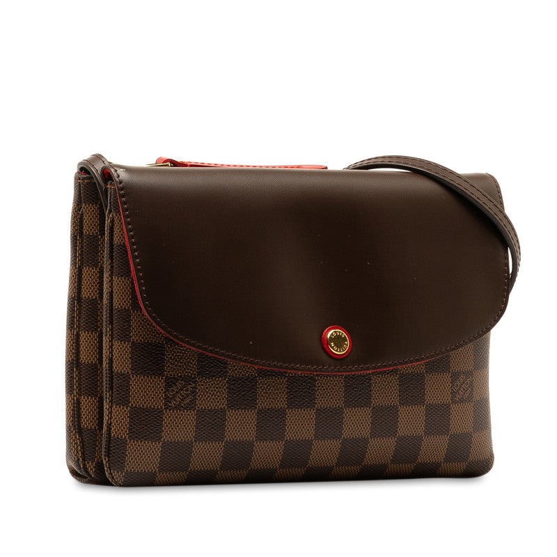 Louis Vuitton Damiet Twice N48259 Eveen Red PVC Leather Louis Vuitton