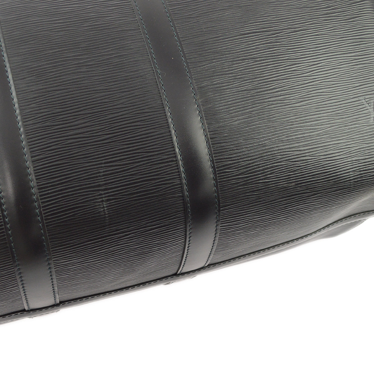 Louis Vuitton Black Epi Keepall 45 Travel Duffle Handbag M42972