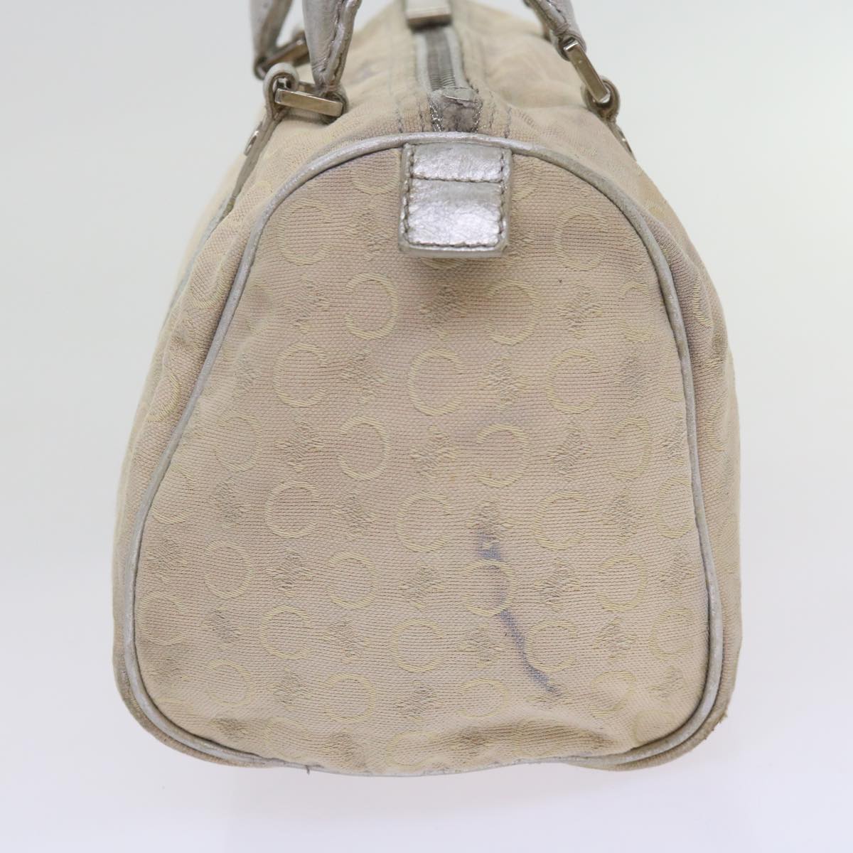 Luxury CELINE Macadam Canvas Hand Bag Clutch Bag PVC 4Set Brown Beige 12454
