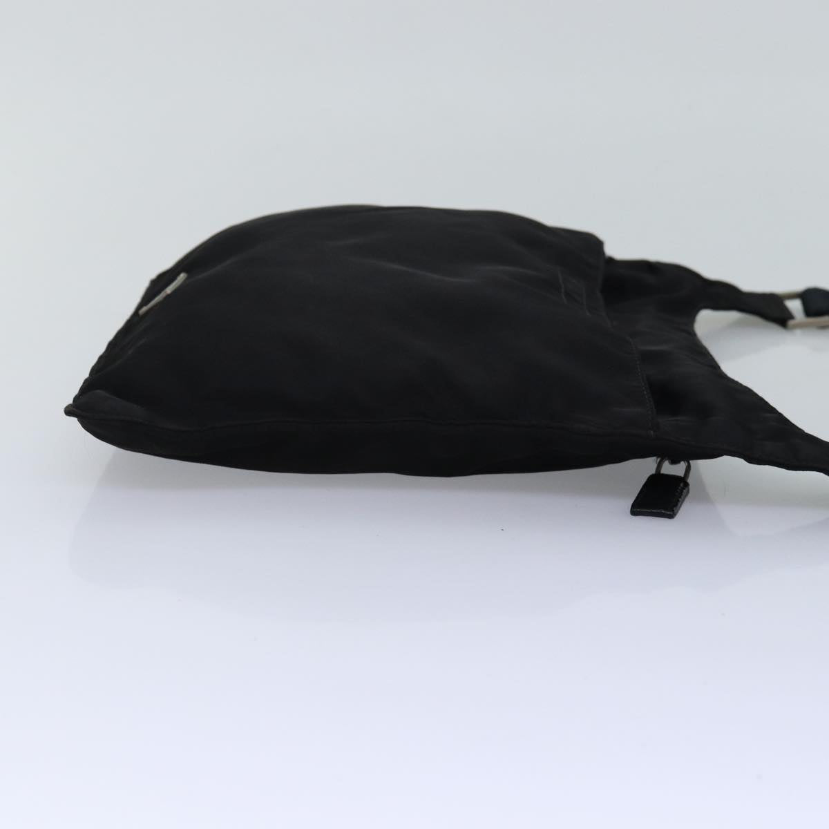 PRADA Shoulder Bag Nylon Black Auth bs14652
