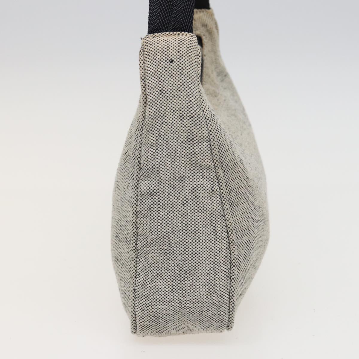 PRADA Sports Hand Bag Canvas Gray Auth bs15460