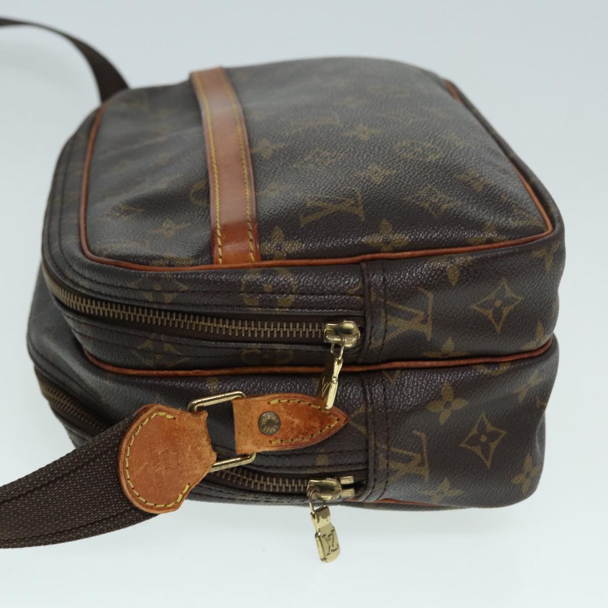 LOUIS VUITTON Monogram Reporter PM Shoulder Bag M45254 LV Auth bs17523