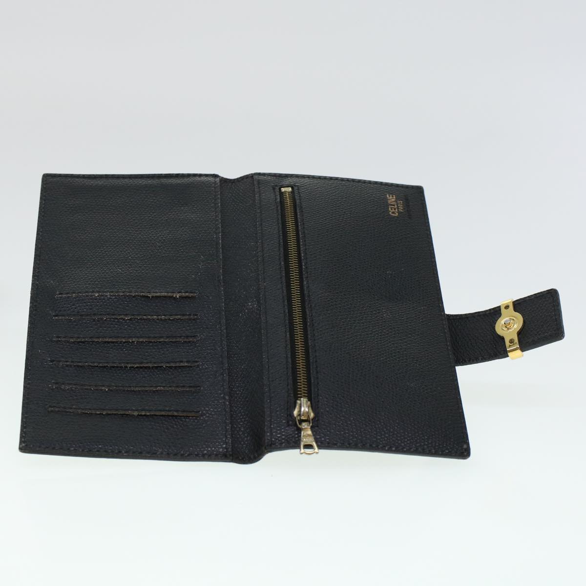 Luxury CELINE Macadam Canvas Wallet PVC Leather 3Set Brown Black 5381