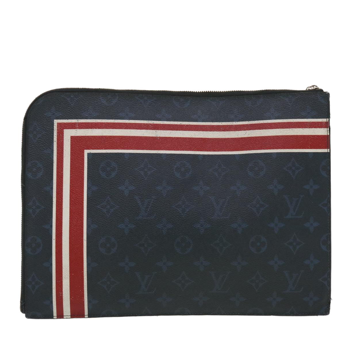 LOUIS VUITTON Monogram Cobalt Pochette Jules GM Clutch Bag M61679 LV Auth bs5648