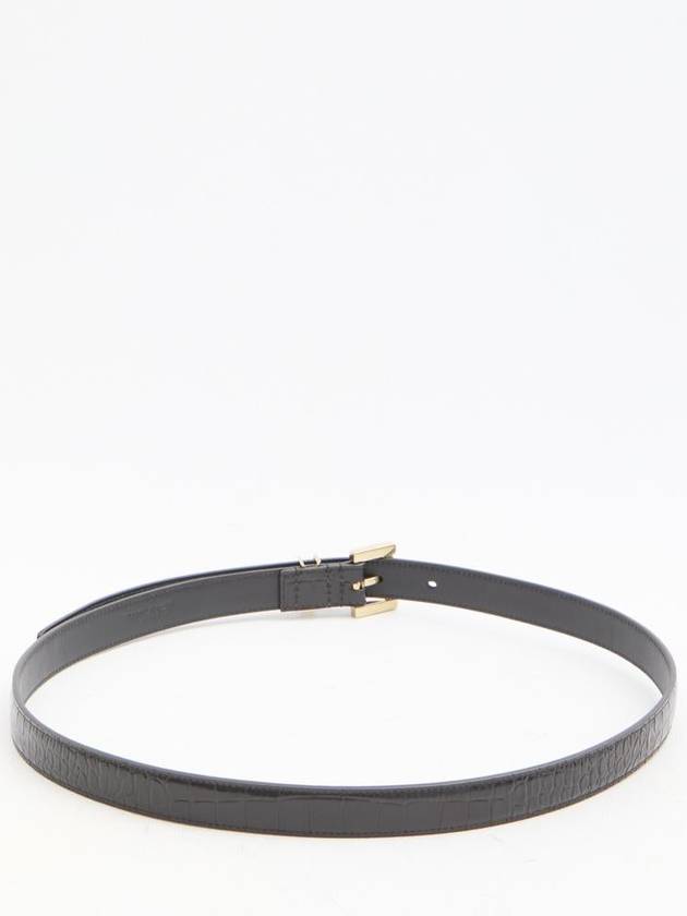 Luxury Saint Laurent Trending 2025 Cassandre Thin Belt