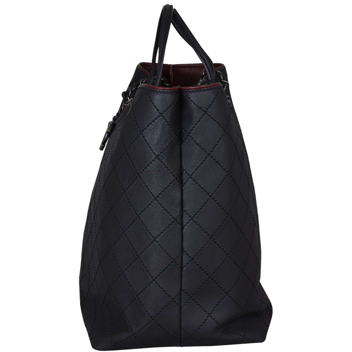 Chanel CC Charm Two Way Shopping Tote