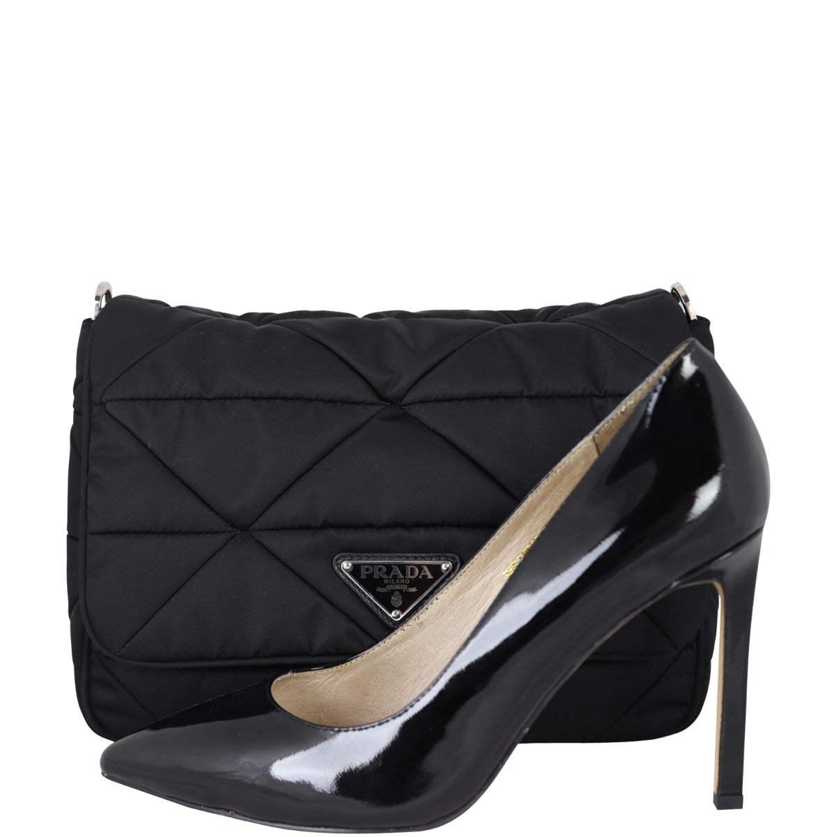 Prada Re-Nylon Padded Shoulder Bag
