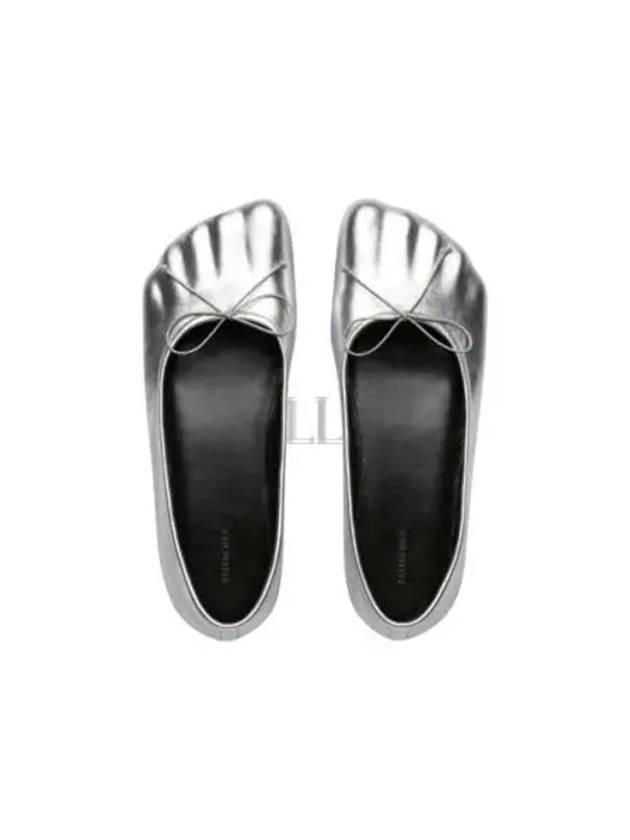 Luxury Balenciaga Trending 2026 Anatomic Metallized Ballerina Silver