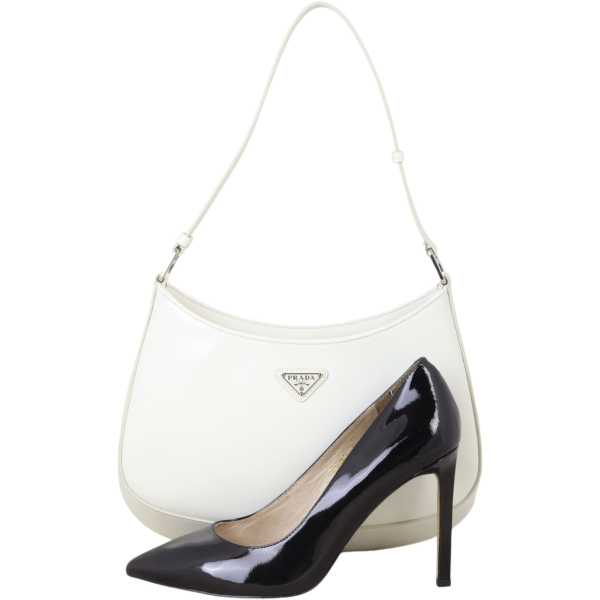 Prada Cleo Shoulder Bag Brushed Leather