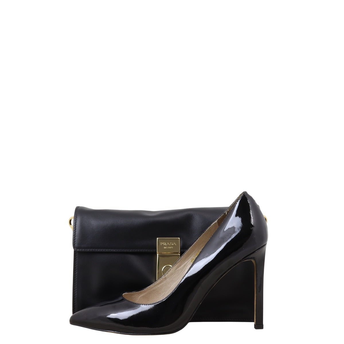 Prada Soft Sound Small Leather Shoulder Bag
