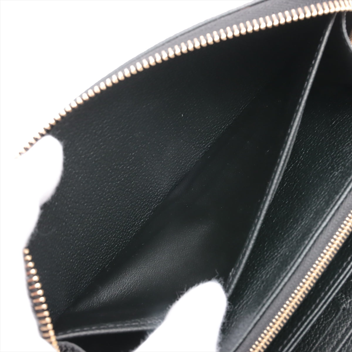 Louis Vuitton Bi-Color Monogram Amplant Wallet M80481 NoirCreme Round Zip Wallet