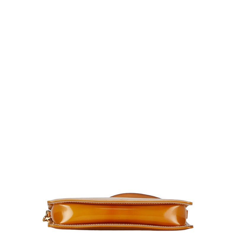 Louis Vuitton Monogram Vernis Lexington Accessory Porte M91010 Yellow Patent Leather Louis Vuitton