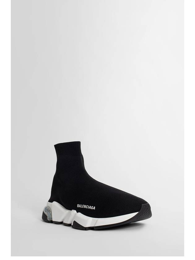 Luxury Balenciaga Trending 2026 Speed Trainer Clear Sole High Top Sneakers Black