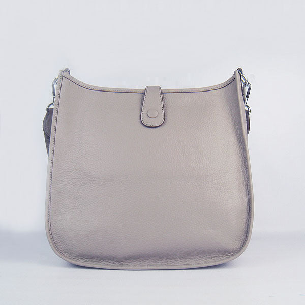 Luxury Hermes Evelyne I handbag H6309 grey silver