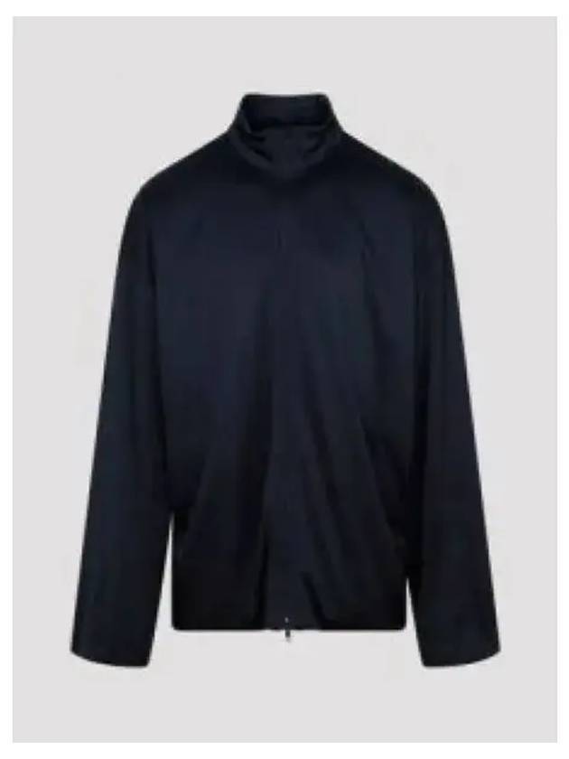 Luxury Balenciaga Trending 2026 Side Zip Pockets Track Jacket Blue