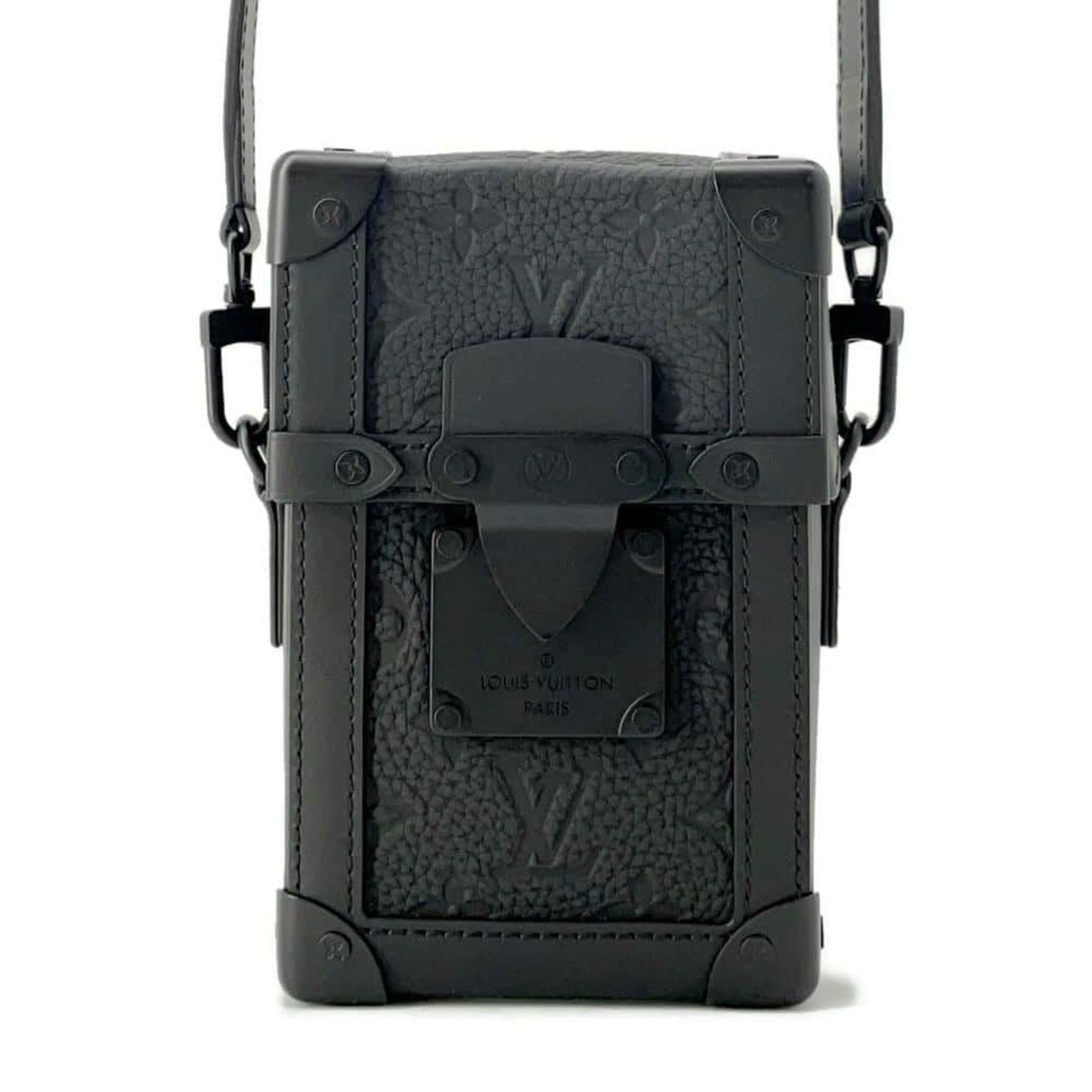 Louis Vuitton Monogram Noir Leather Shoulder Bag