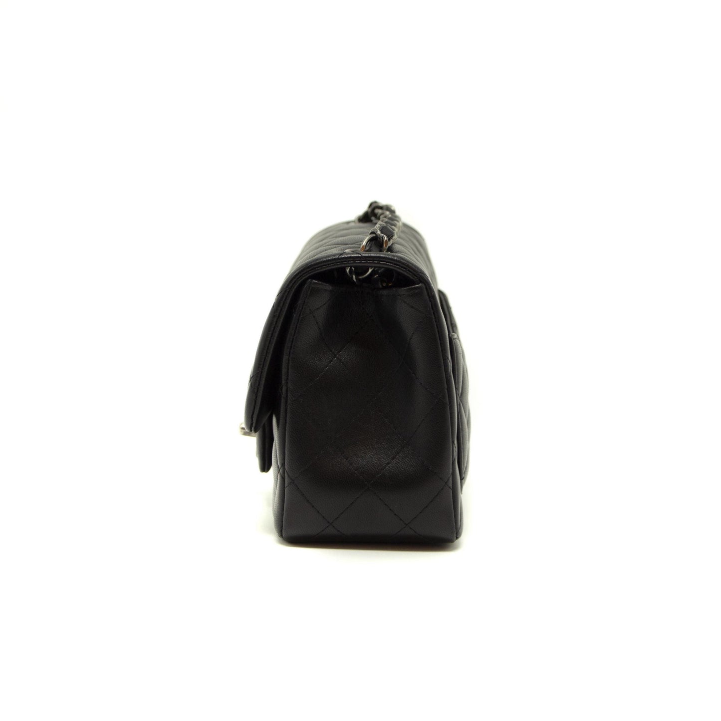 Chanel Quilted Lambskin Square Mini Black Handbag