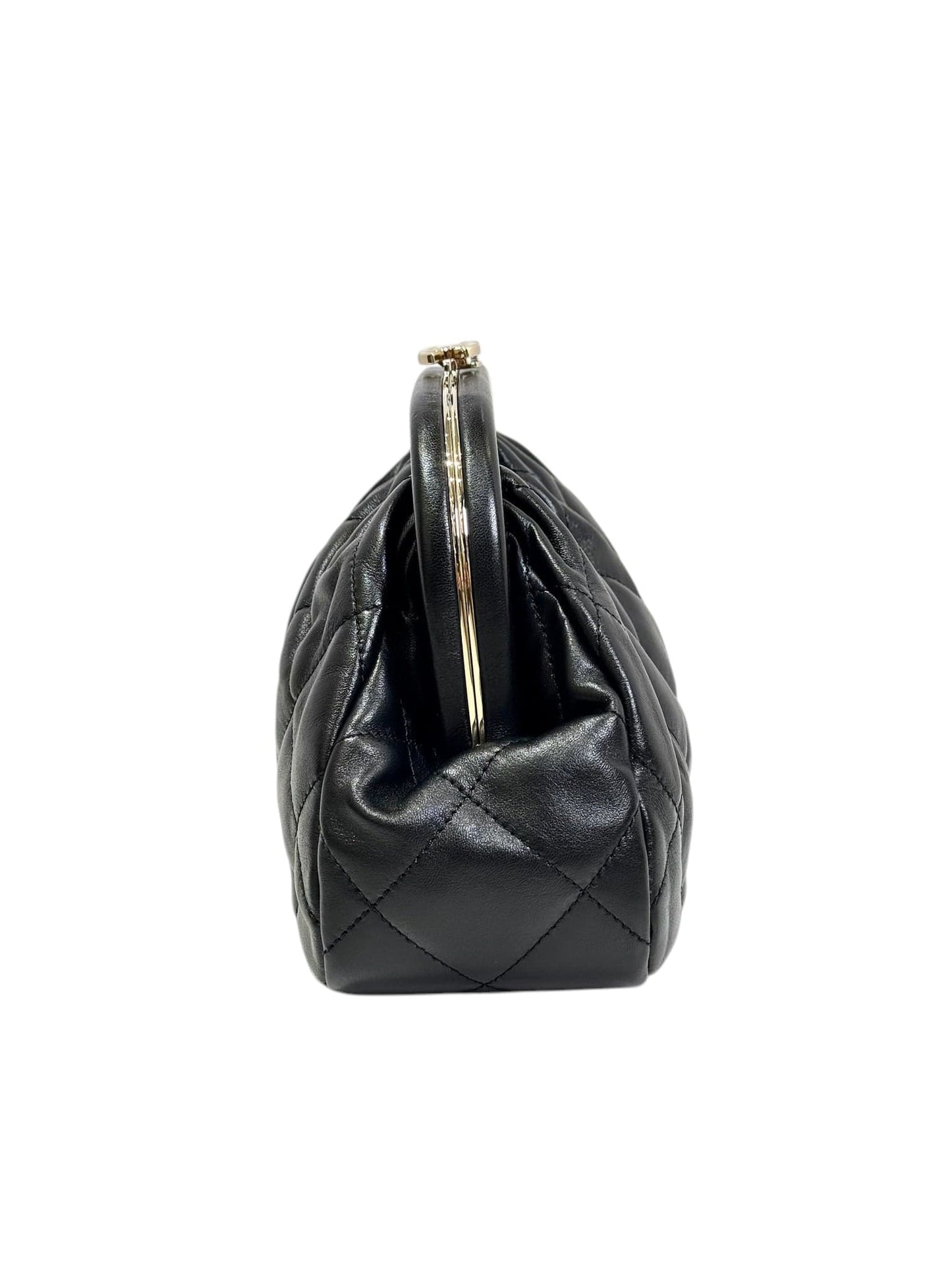 Chanel Black Evening Chain Clutch Bag ACJA8TH0