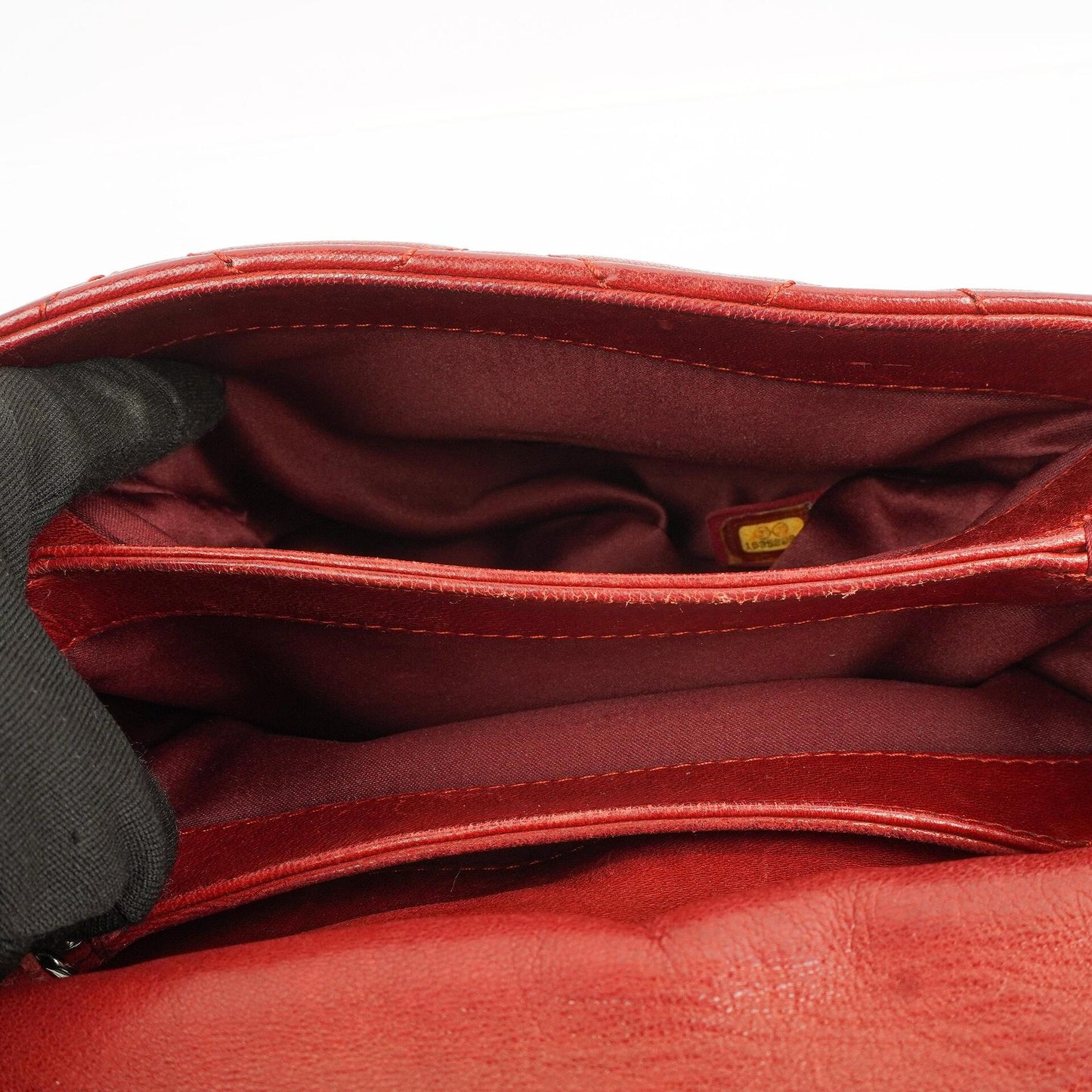 Chanel Quilted Leather Red Mini Chanel 3 Flap Bag
