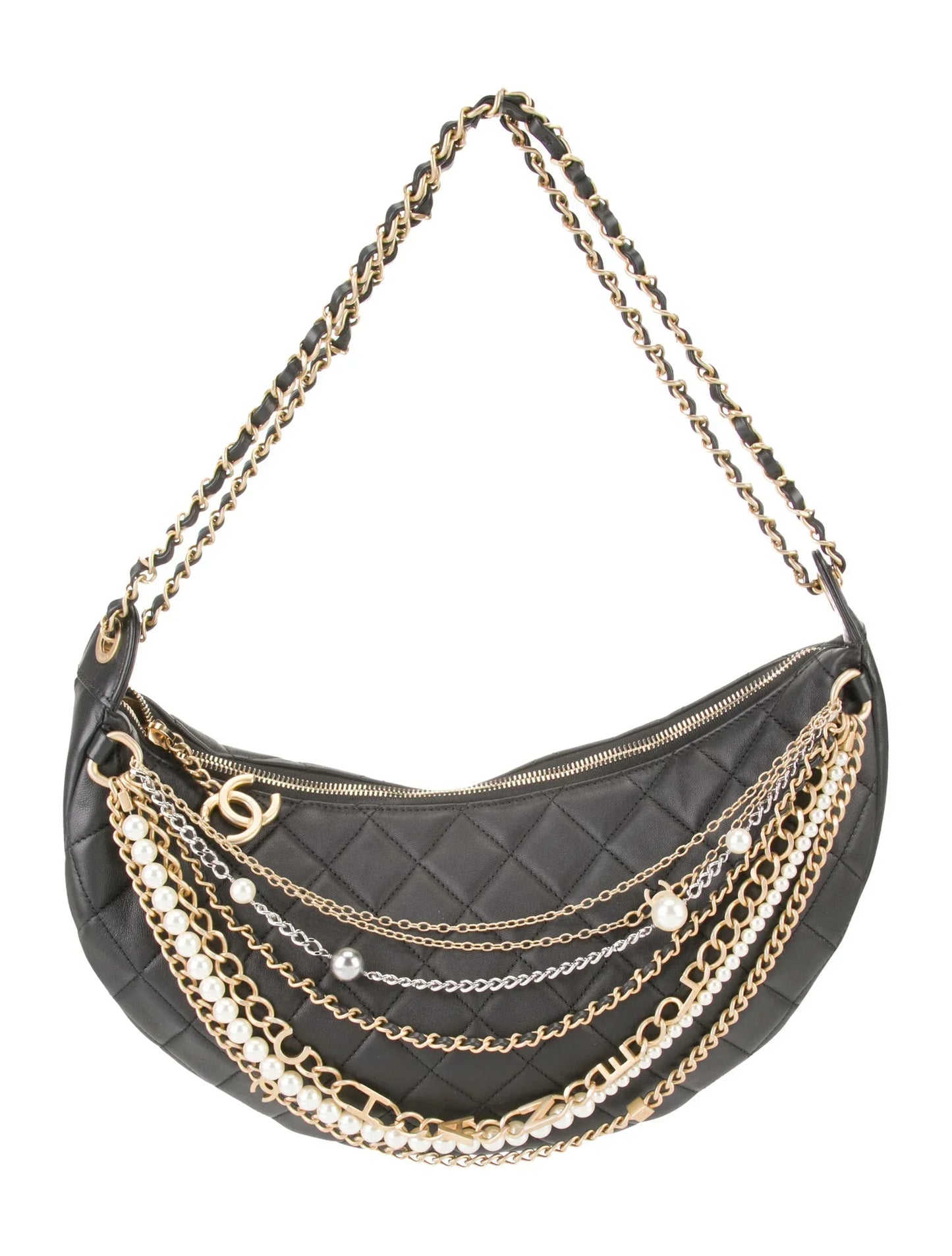 CHANEL HOBO ALL ABOUT CHAINS BAG