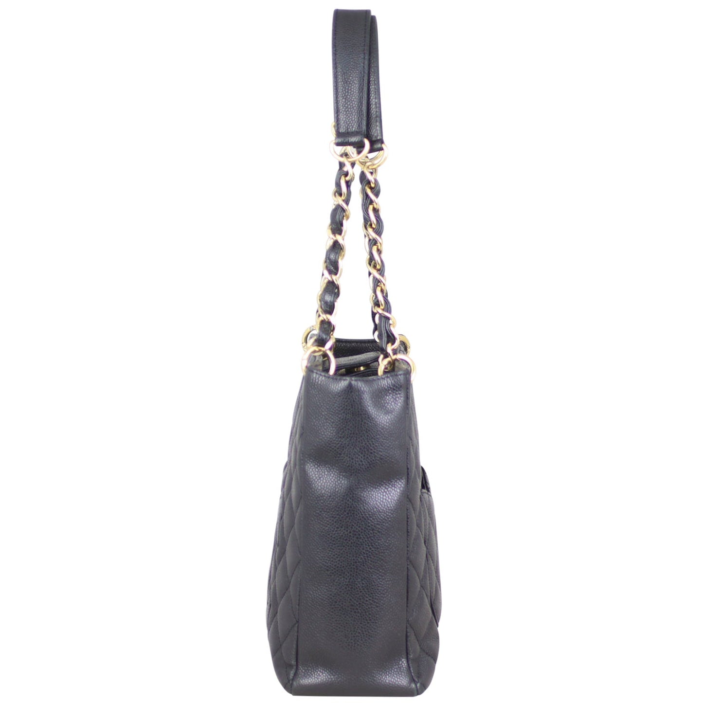 Chanel Petite Shopping Tote | Gold Hardware