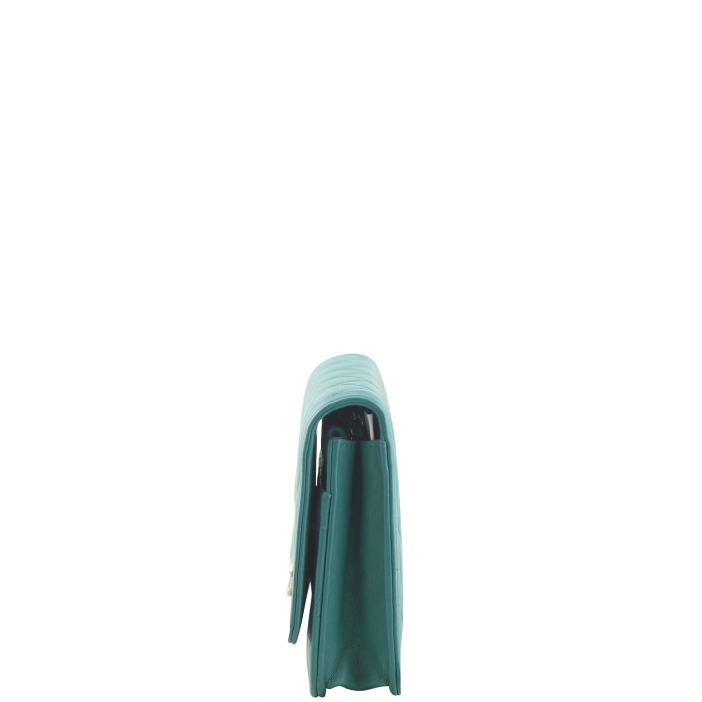 Chanel Boy Wallet On Chain | Emerald Teal Green
