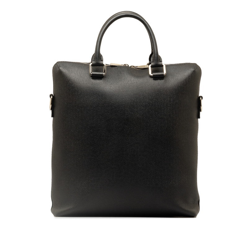 Louis Vuitton 2WAY M30211 Black Leather Men Louis Vuitton 2WAY M30211 Wars Black Leather Men Louis Vuitton