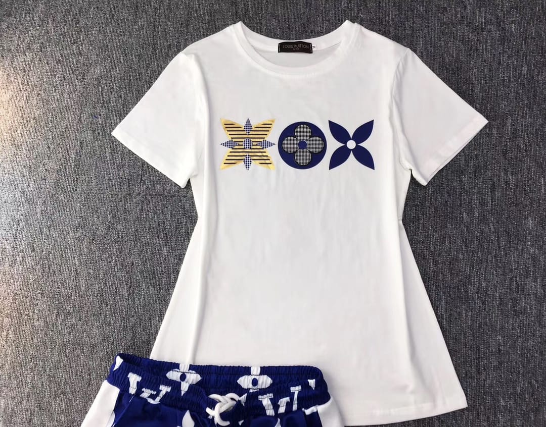 Louis Vuitton Jogger and Tshirts Set (Tracksuit)