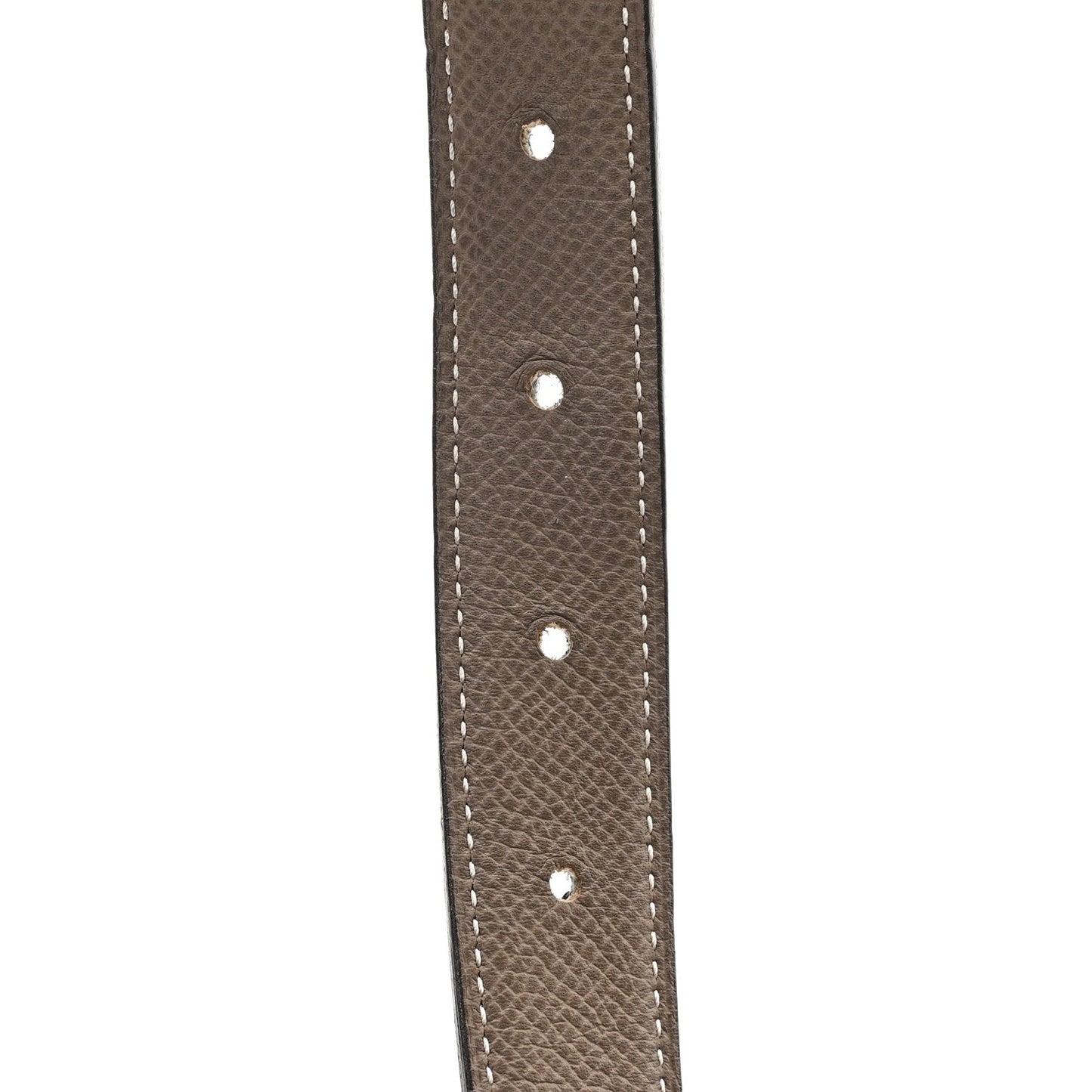 Hermes Swift Epsom 24mm Mini Constance H Belt 95 38 Black Etoupe
