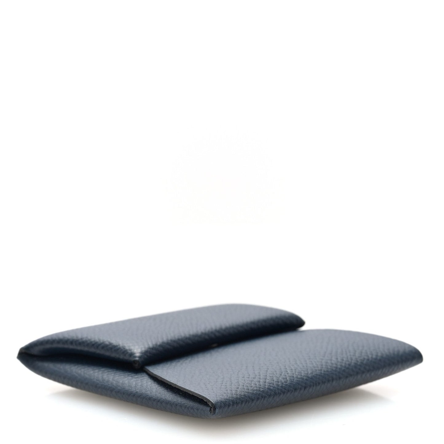 Hermes Epsom Verso Bastia Coin Purse Bleu Indigo Vert Amande